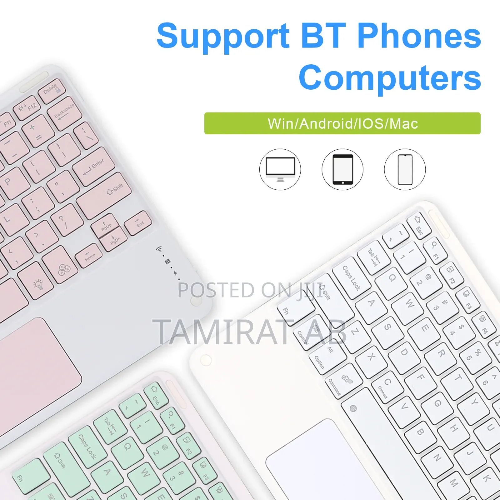 10inch Wireless Bluetooth Keyboard With Touchpad