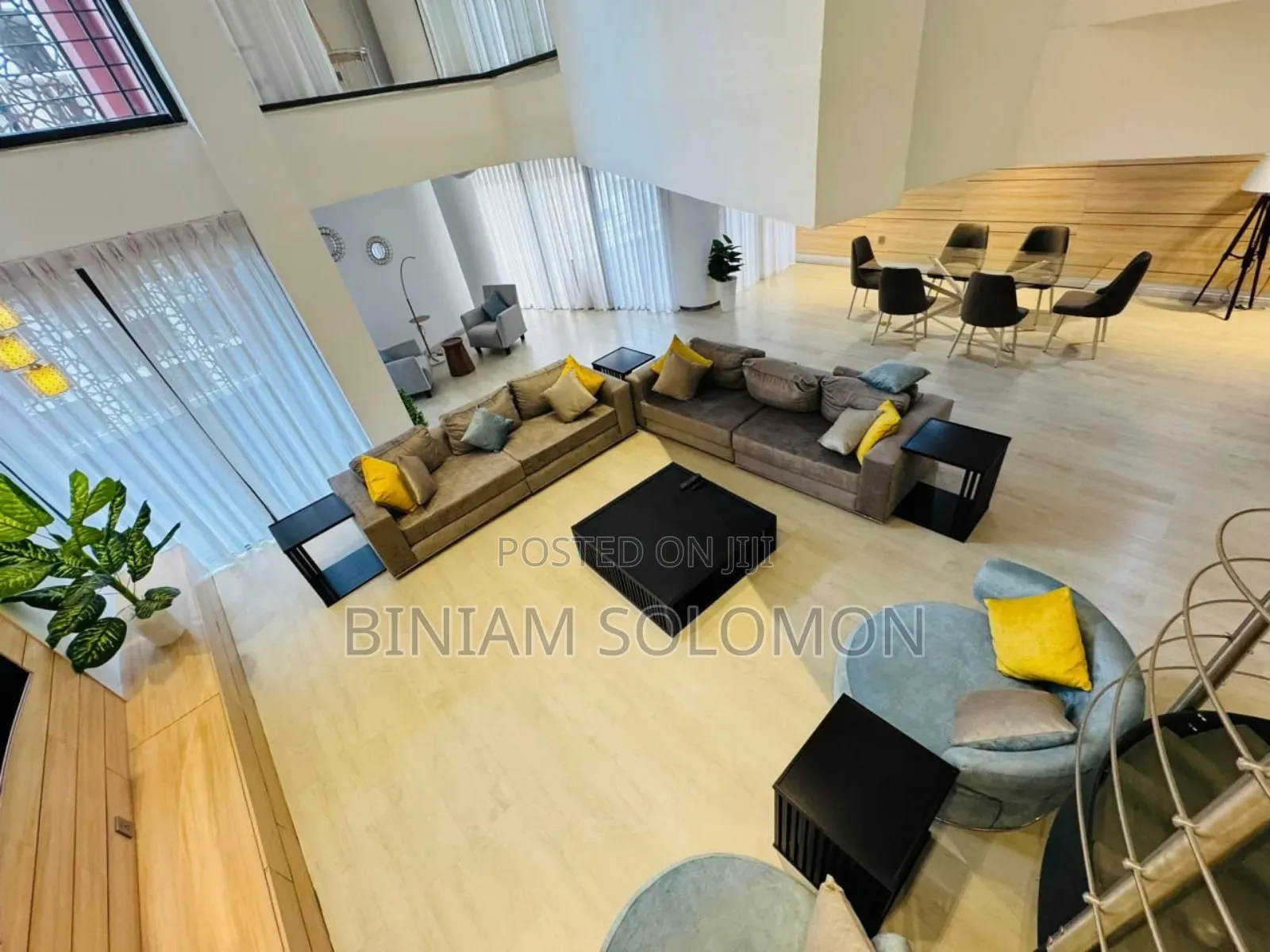 Furnished 3bdrm Duplex in Bole for rent