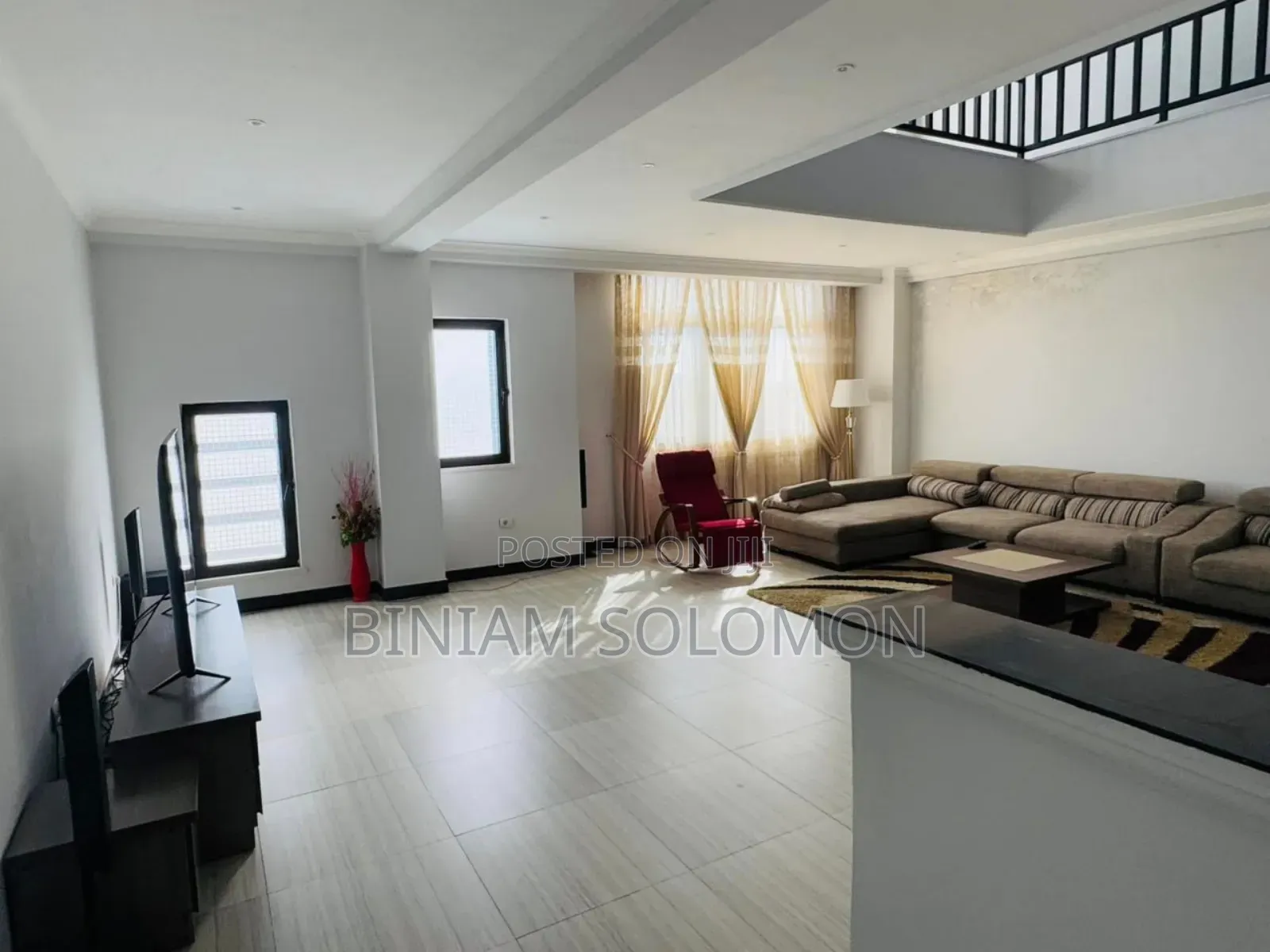 Furnished 3bdrm Duplex in Bole for rent