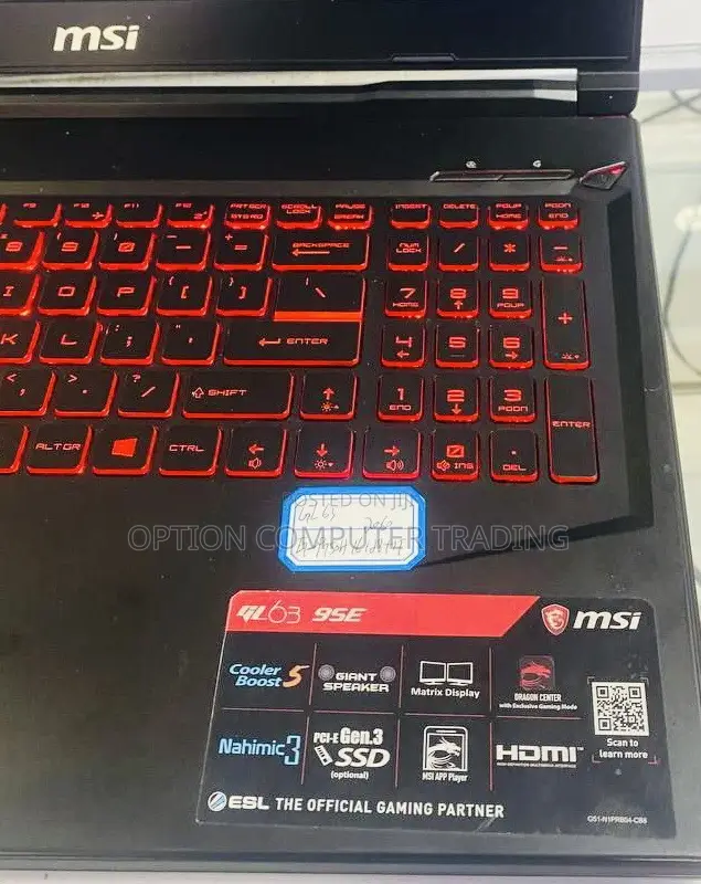 New Laptop MSI 16GB Intel Core I7 SSD 512GB