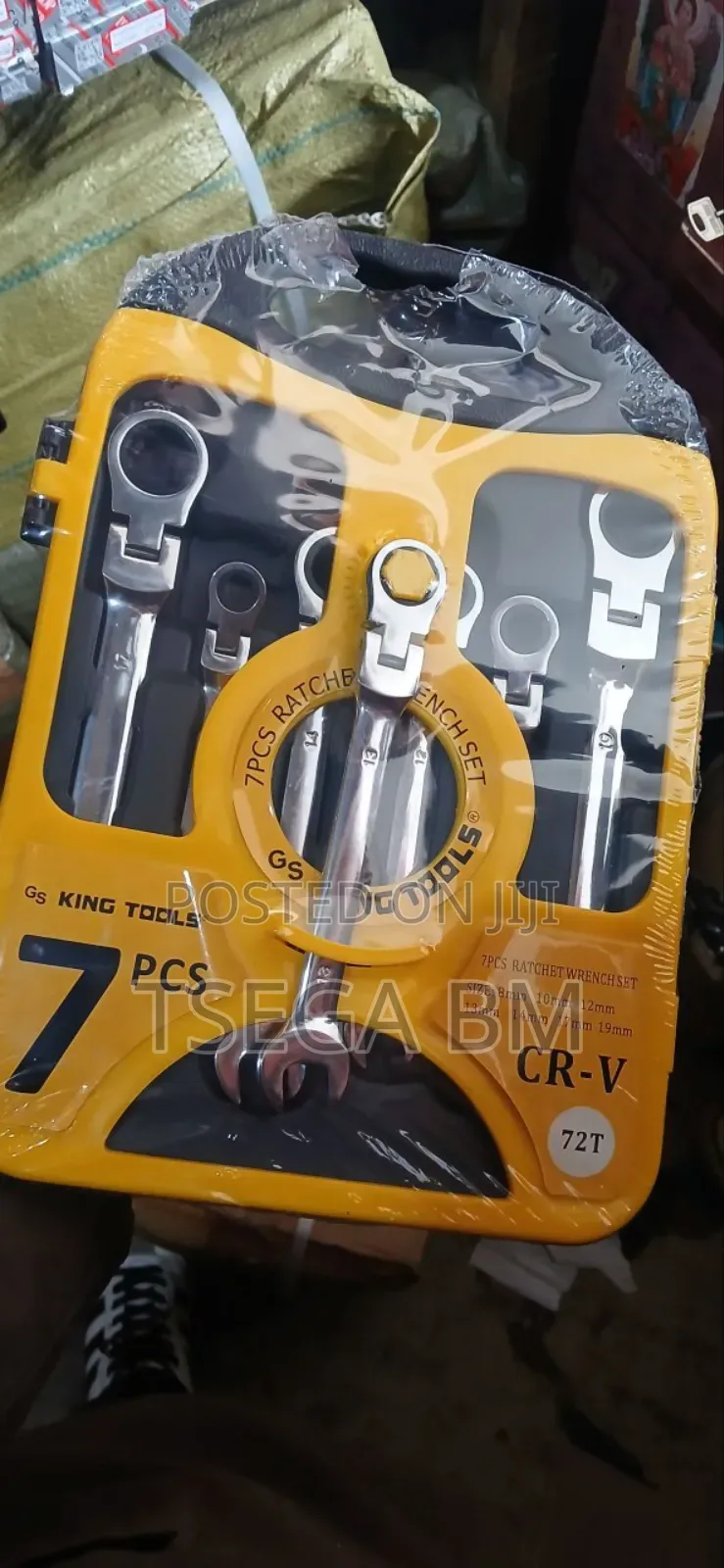 7pcs Ratchet Wrench Set