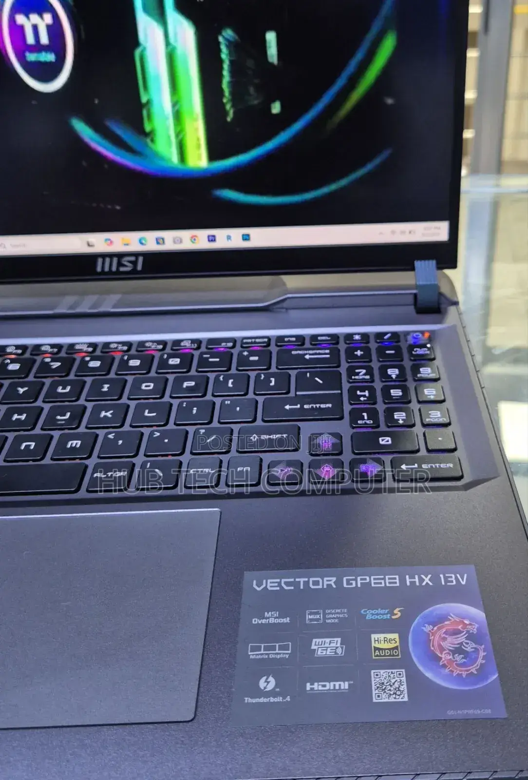 New Laptop MSI Vector GP68 HX 13V 16GB Intel Core I9 SSD 1T