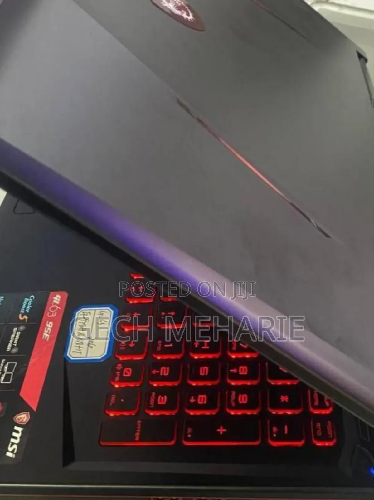 New Laptop MSI GF63 16GB Intel Core I7 SSD 512GB