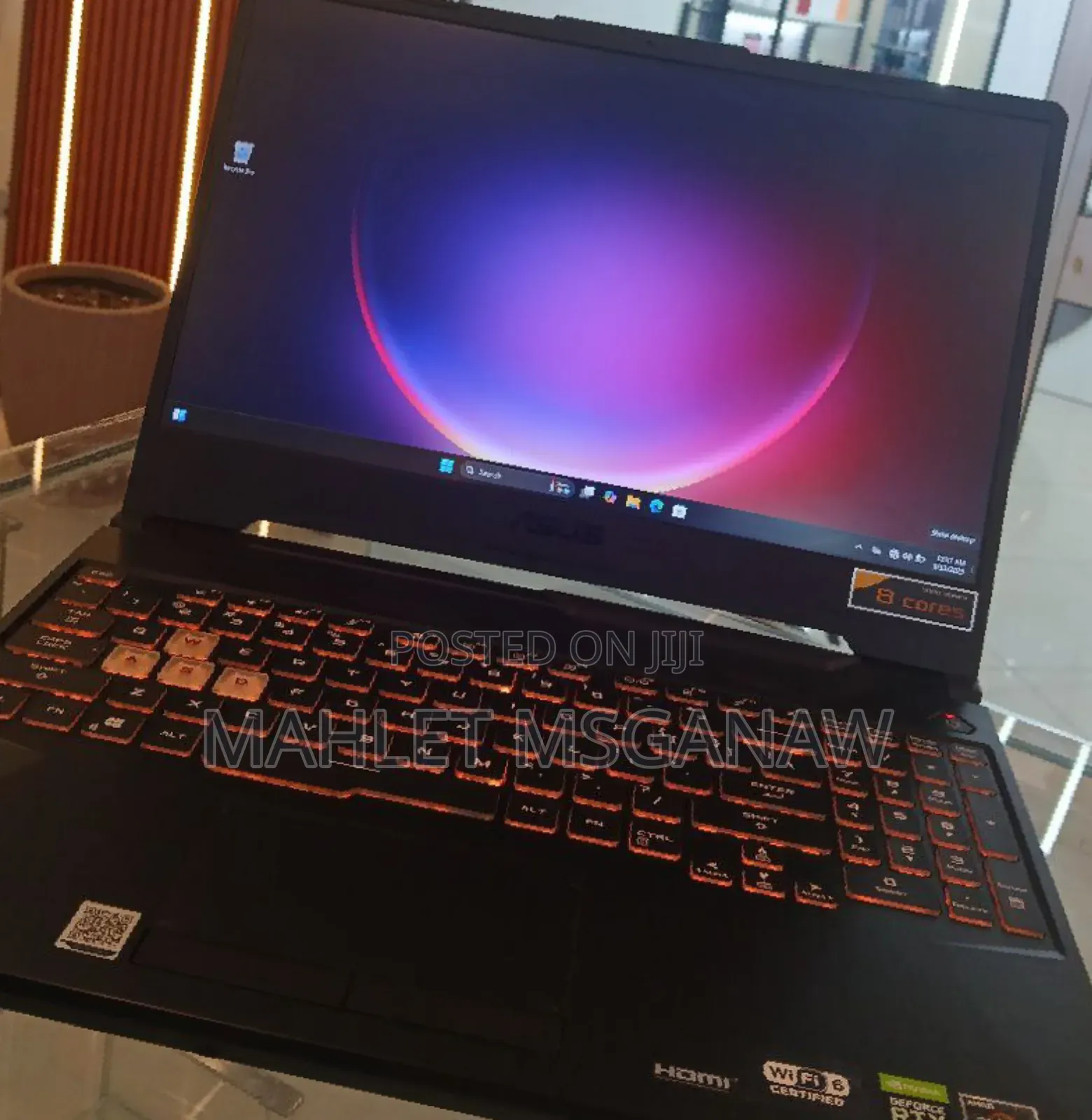 New Laptop Asus TUF Gaming A15 16GB AMD Ryzen 7 SSD 512GB