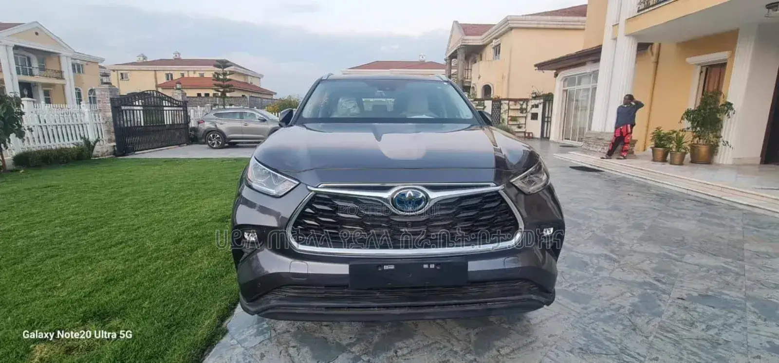 New Toyota Highlander Hybrid 2024 Matt Black