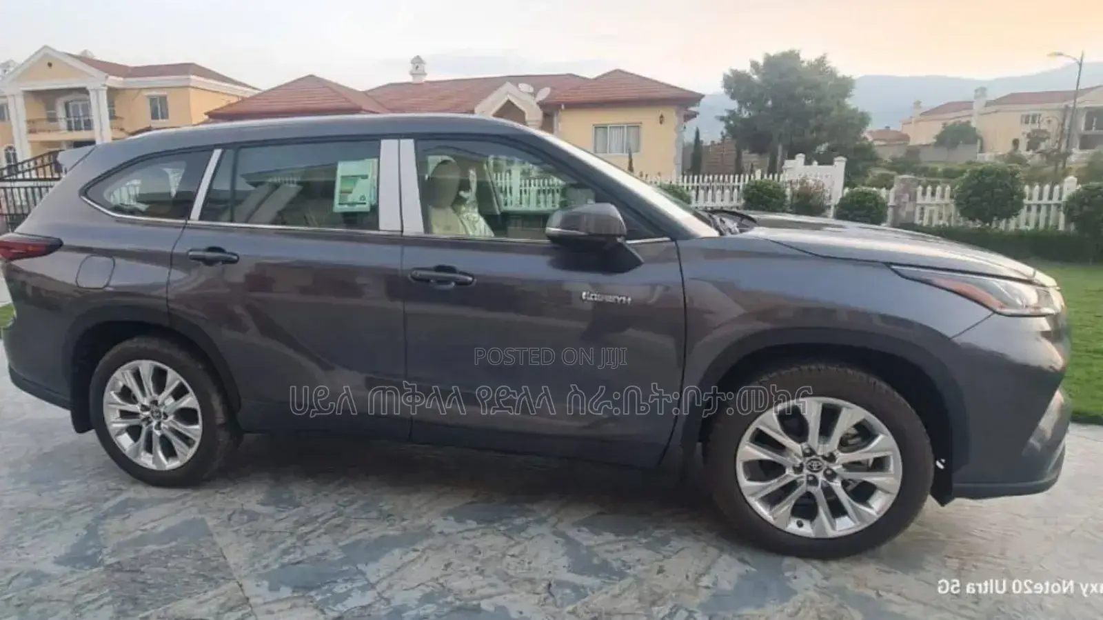 New Toyota Highlander Hybrid 2024 Matt Black