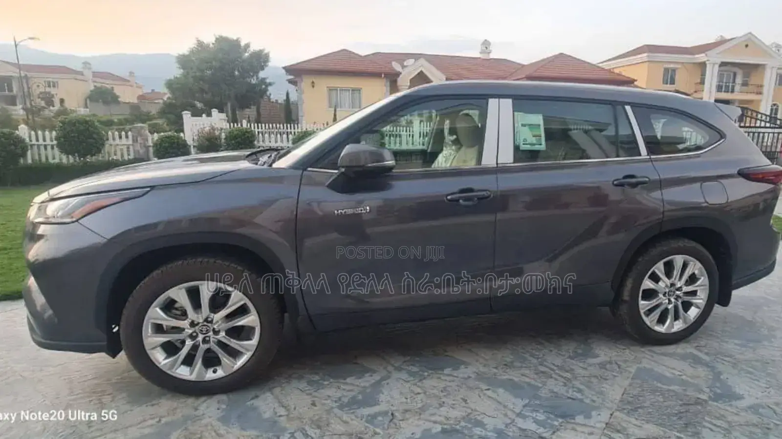 New Toyota Highlander Hybrid 2024 Matt Black