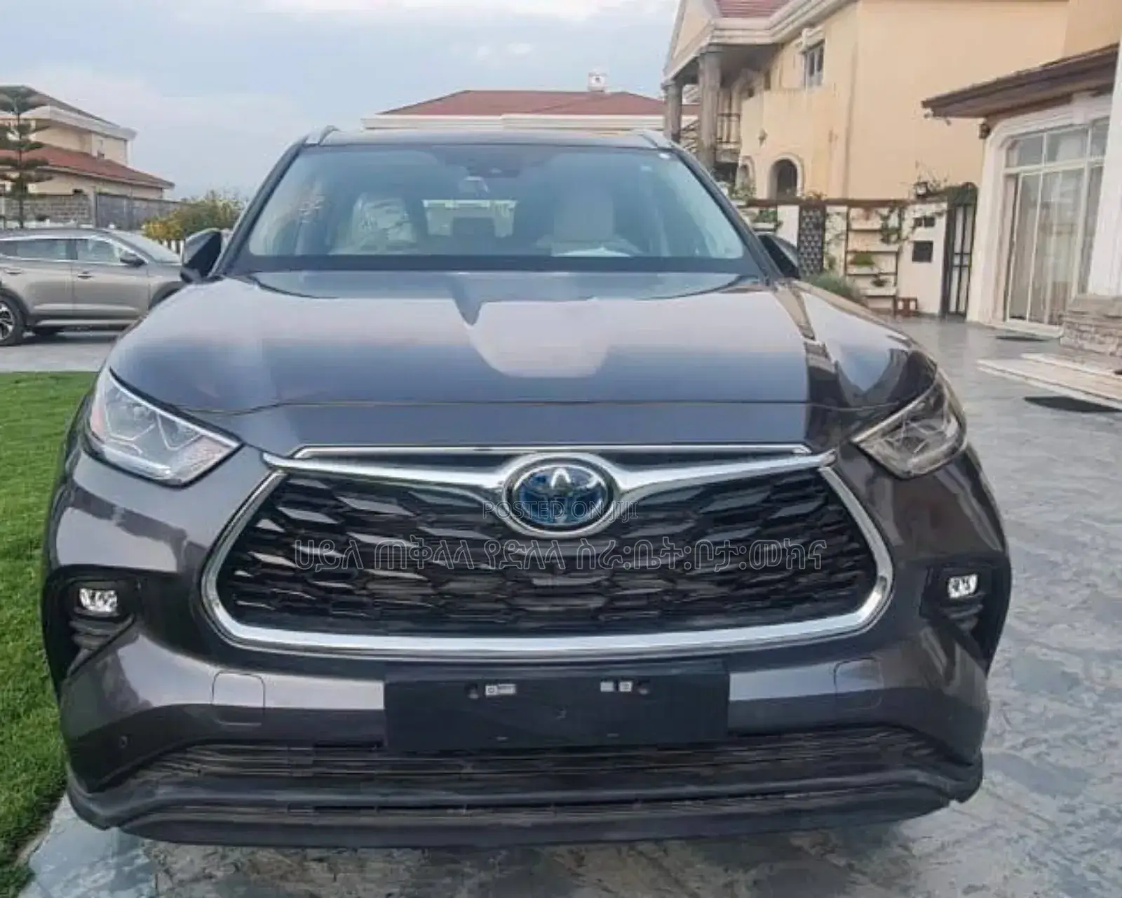 New Toyota Highlander Hybrid 2024 Matt Black