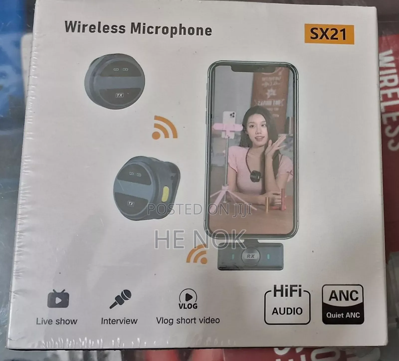 Sx21 Wireless Microphone – Clear Sound for Vlogging