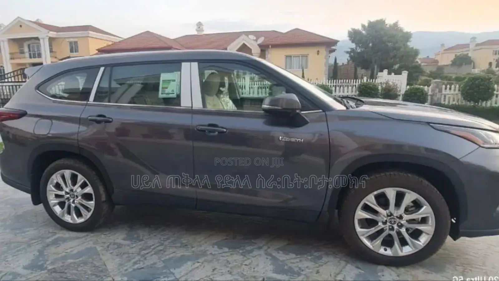 New Toyota Highlander Hybrid 2024 Matt Black