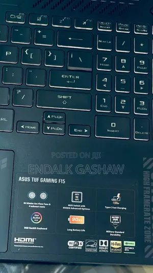 New Laptop Asus TUF Gaming A15 16GB Intel Core I7 SSD 512GB