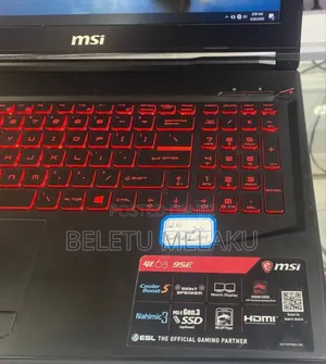 New Laptop MSI 16GB Intel Core I7 SSD 512GB