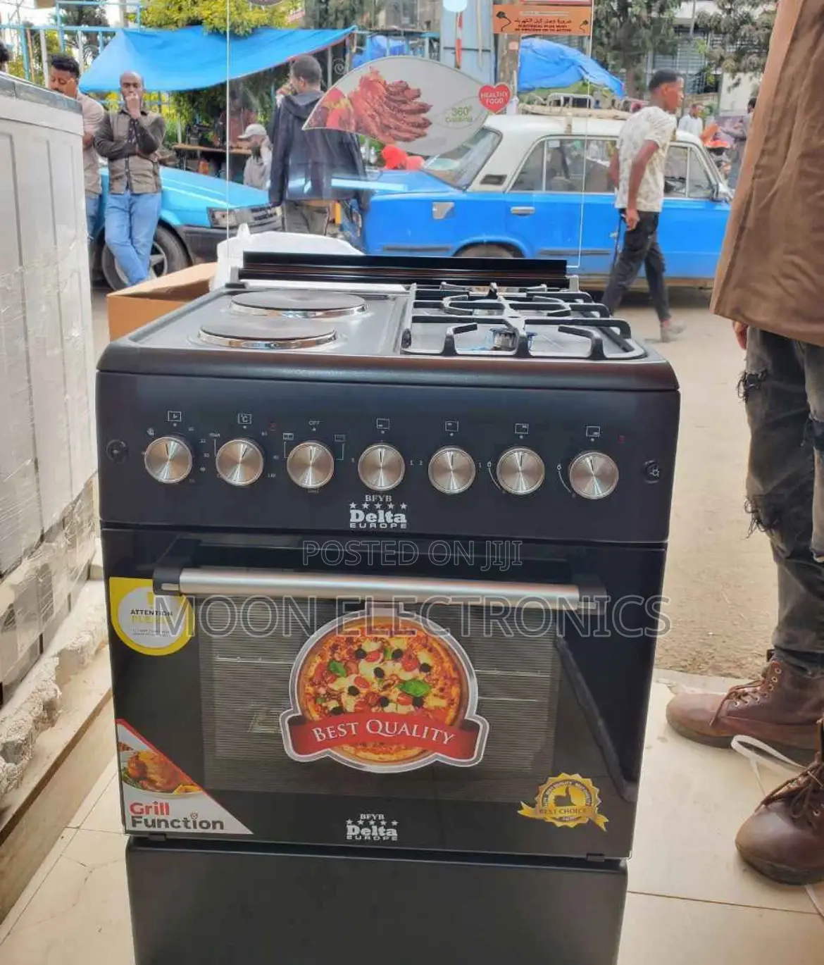 Delta 60×60 Full Options Oven – Grill + Fan System