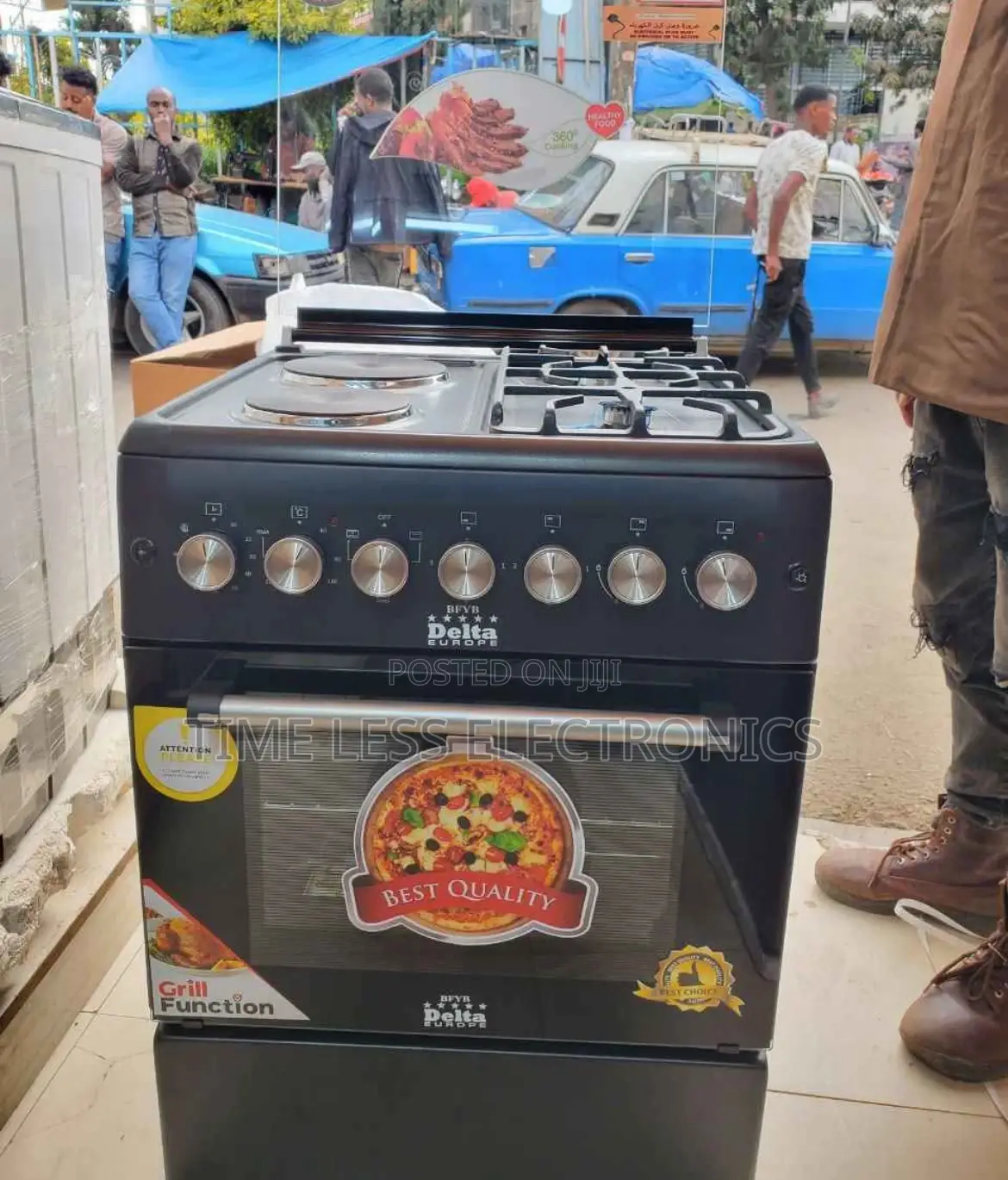 Delta 60×60 Full Options Oven – Grill + Fan System