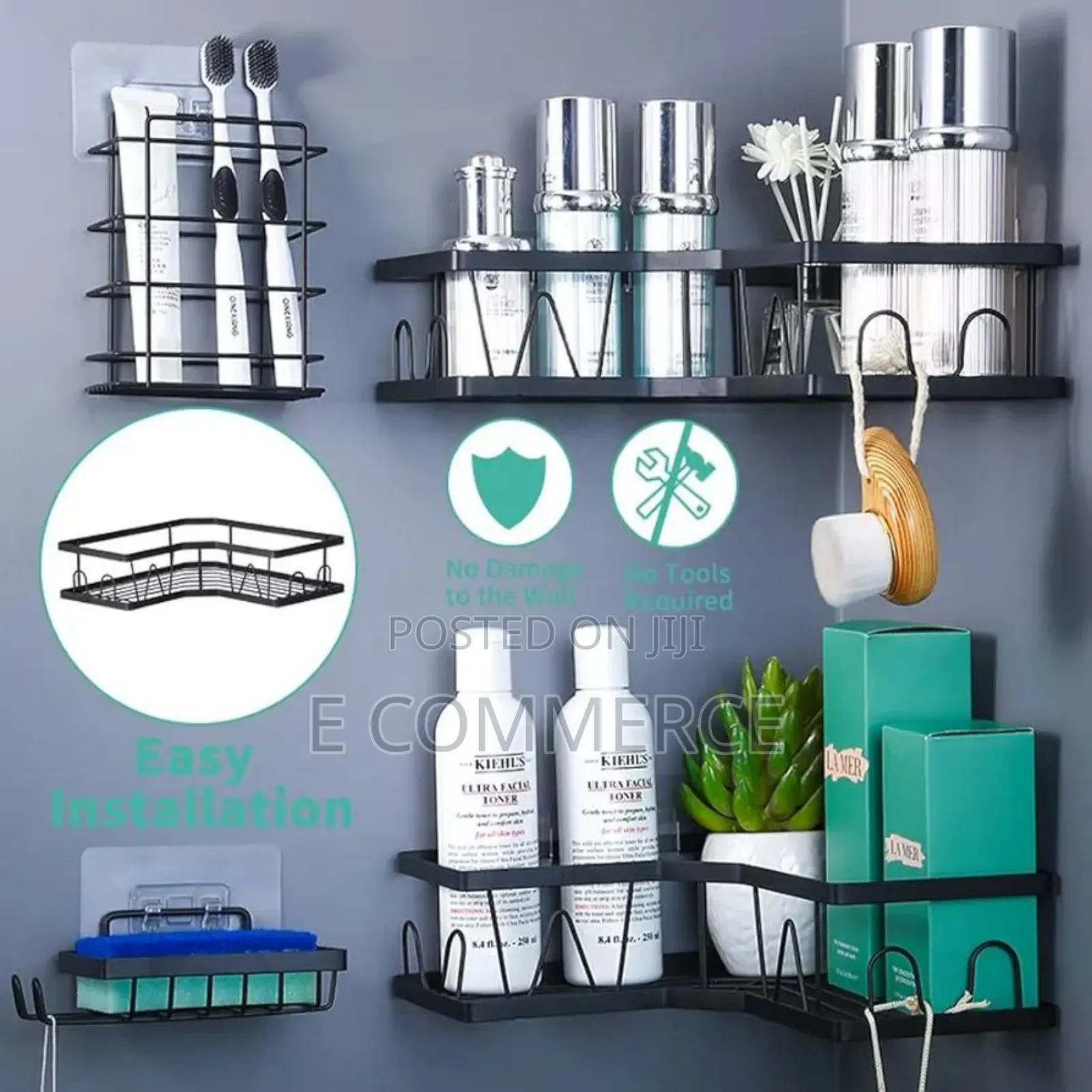 5 in 1 Corner Shower and Kitchen Organizer Caddy