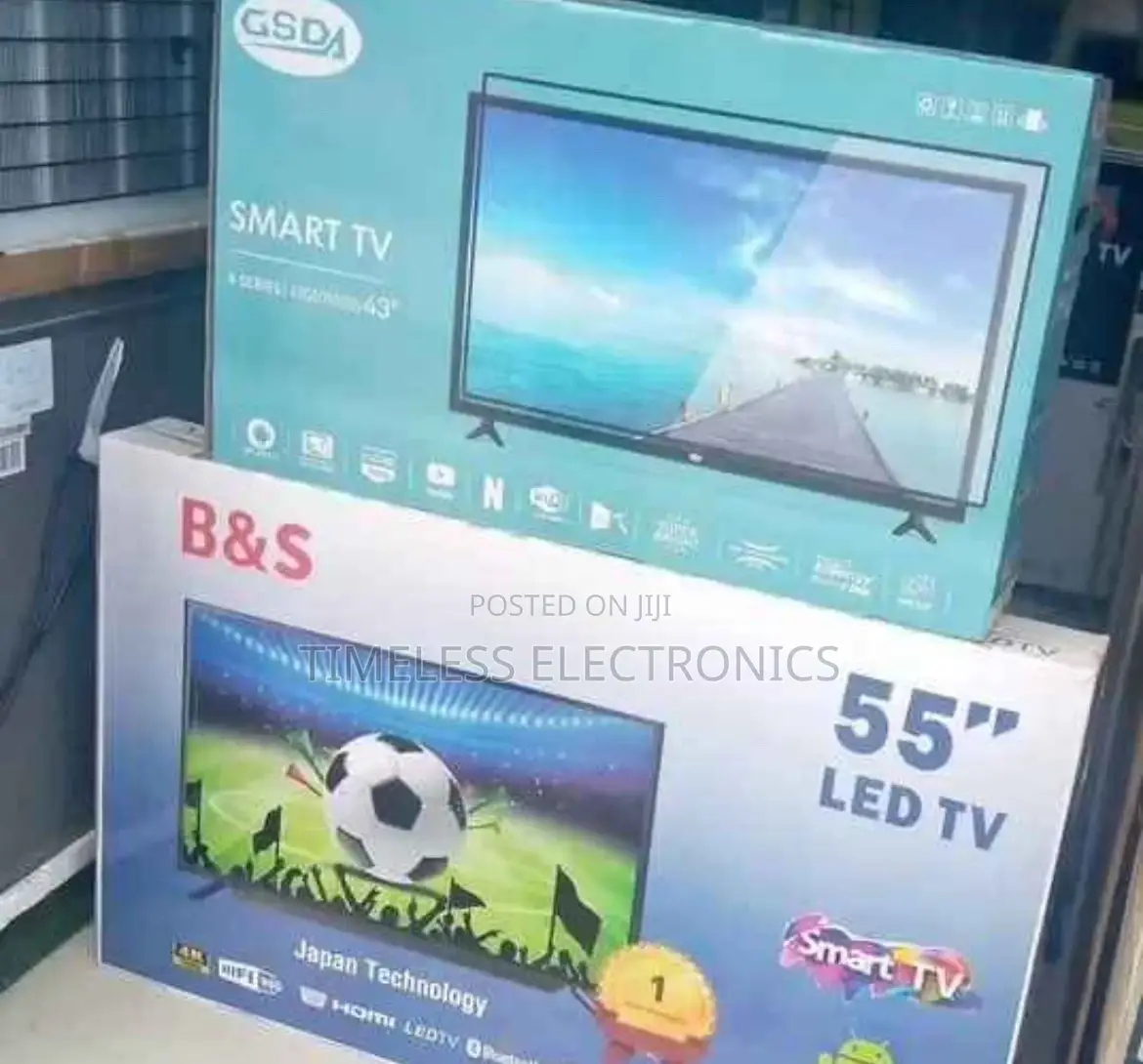B S 55” Smart Android Tv – Wifi Enabled Stunning Display!