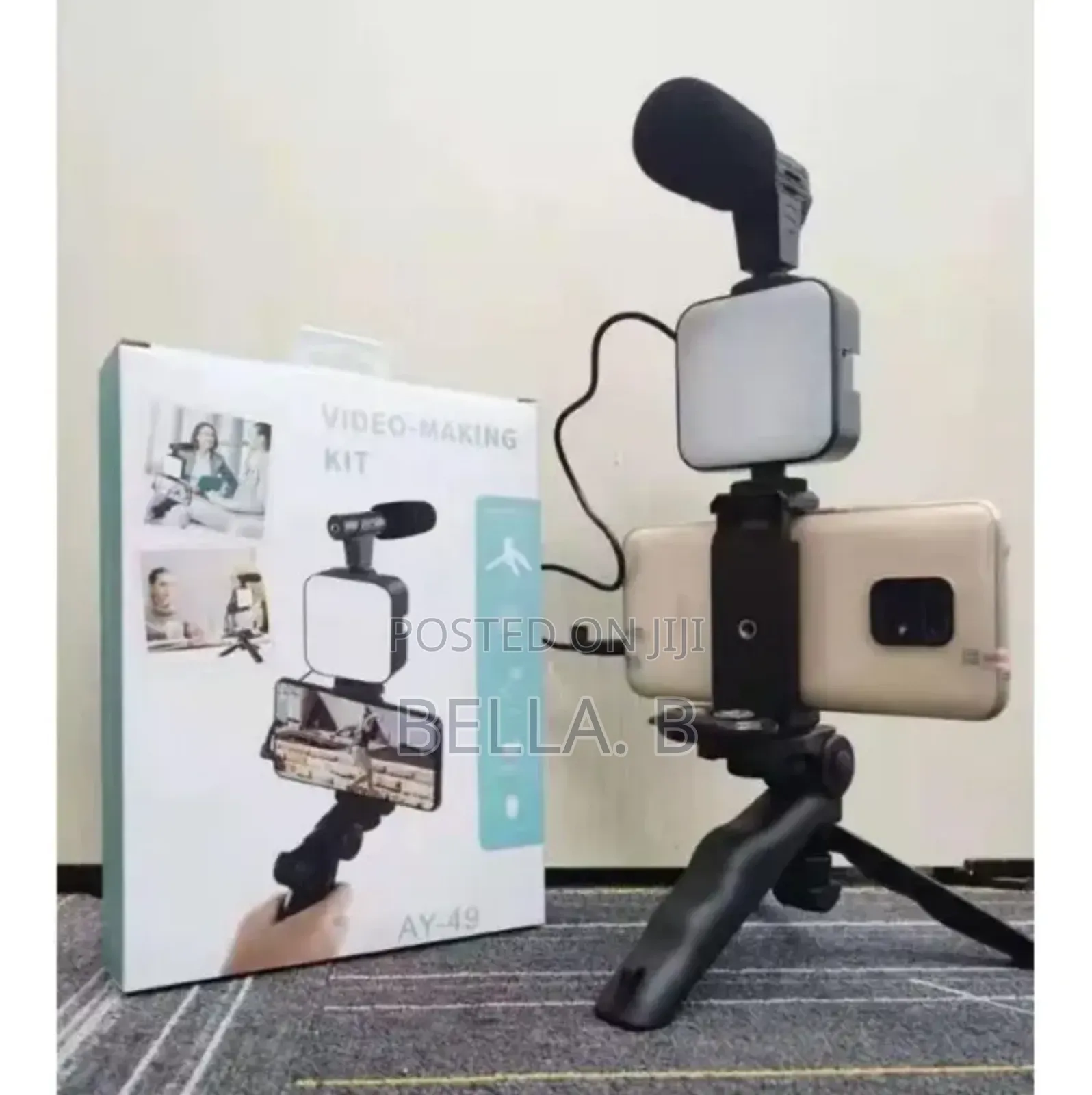 Ay 49 Video Making Kit: Adjustable Lighting Angles.