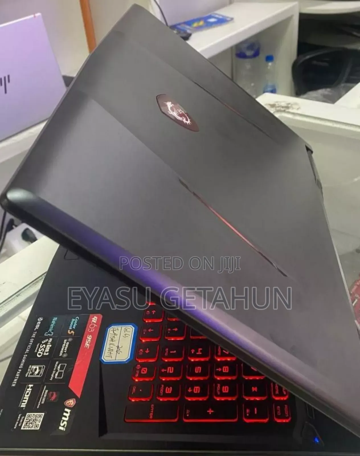 New Laptop MSI MSI Sword 15 16GB Intel Core I7 SSD 512GB