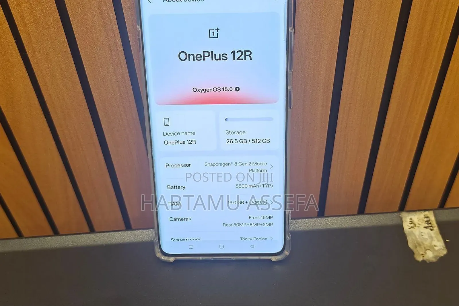 New OnePlus 12R 256 GB Black