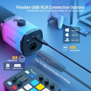 Maono Pd100x Usb/Xlr Dynamic Microphone Gaming Mic