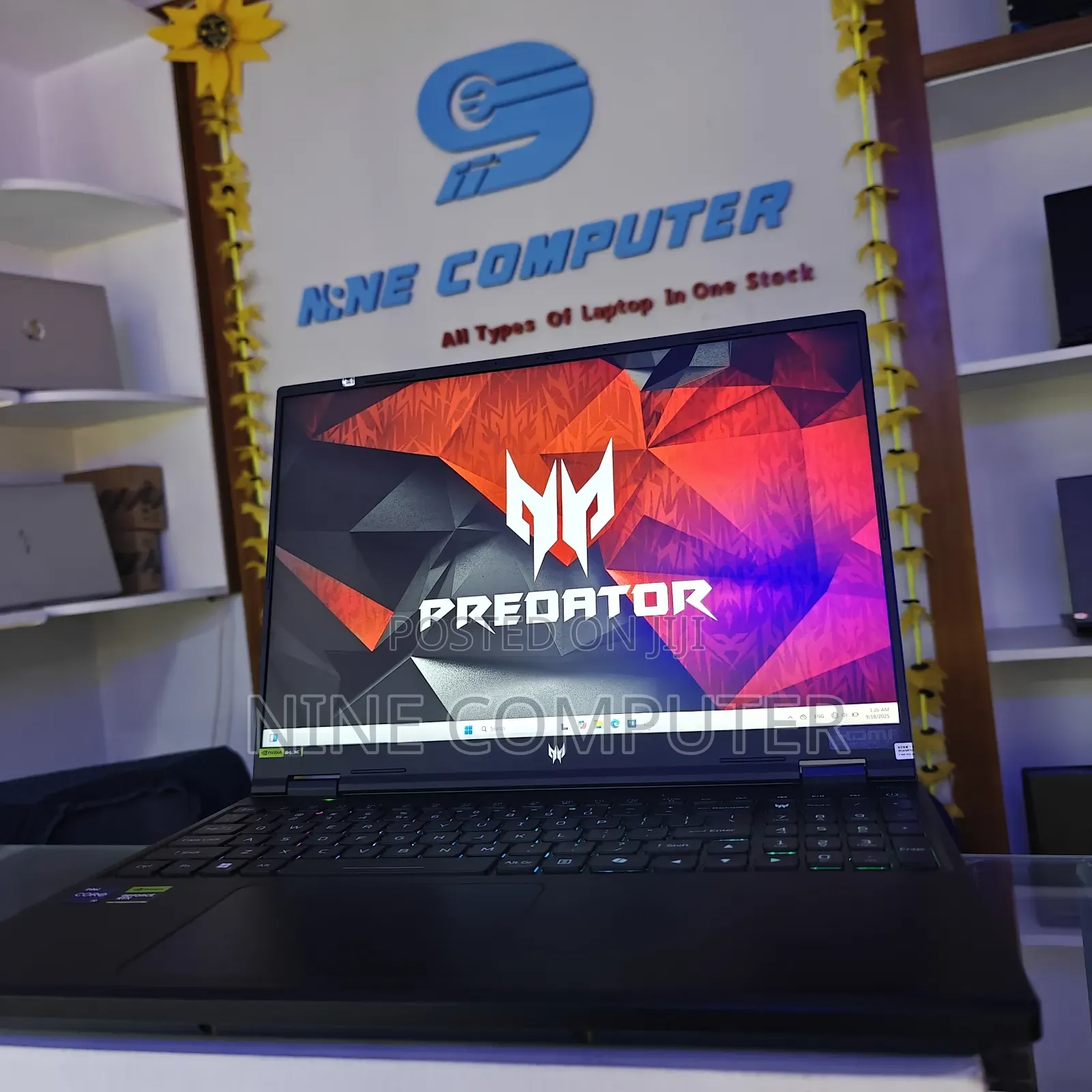 New Laptop Acer Predator Helios Neo 16 16GB Intel Core I9 SSD 1T