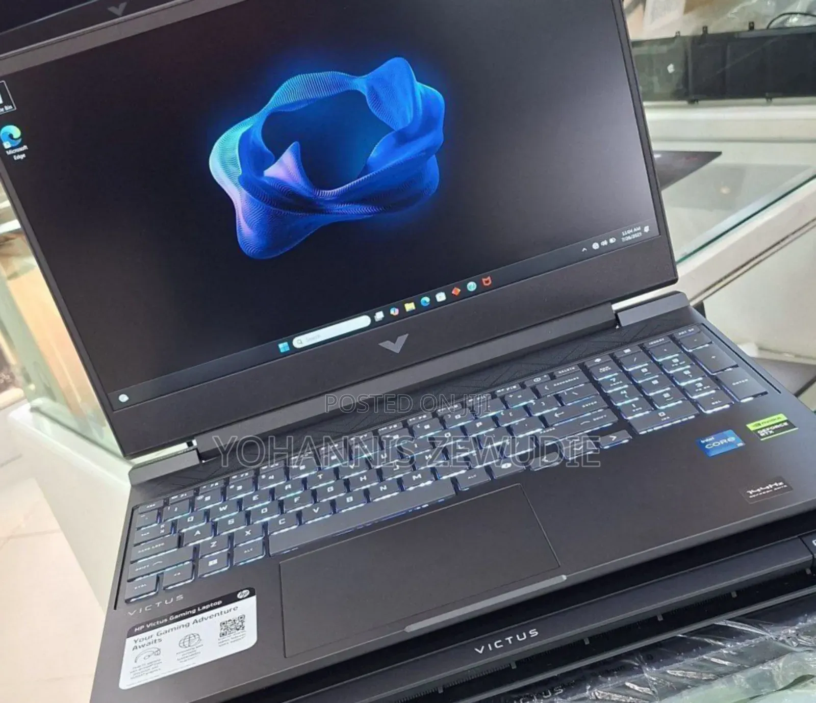 New Laptop HP Victus 16 8GB Intel Core I5 SSD 512GB