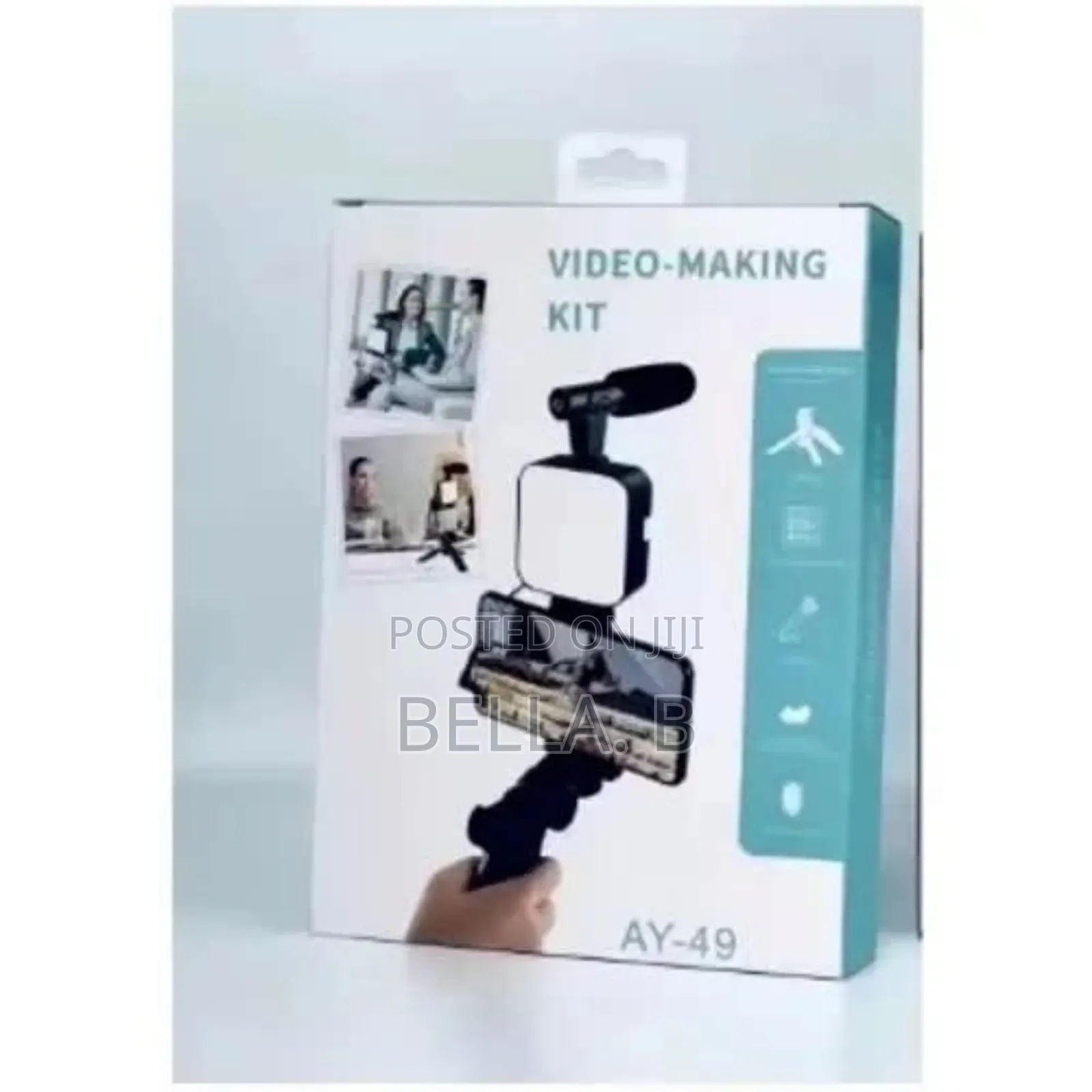 Ay 49 Vlogging Kit:Flexible Mounting Options.