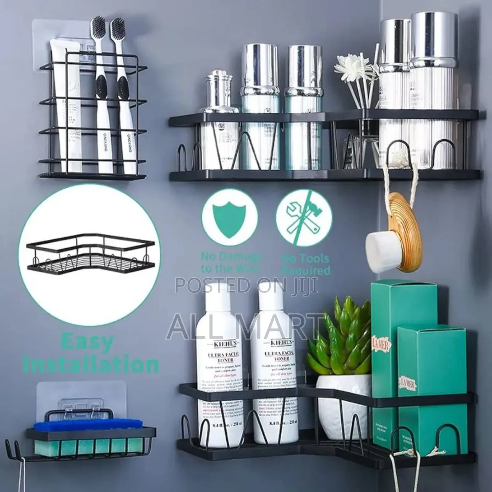 5 in 1 Corner Shower and Kitchen Organizer Caddy