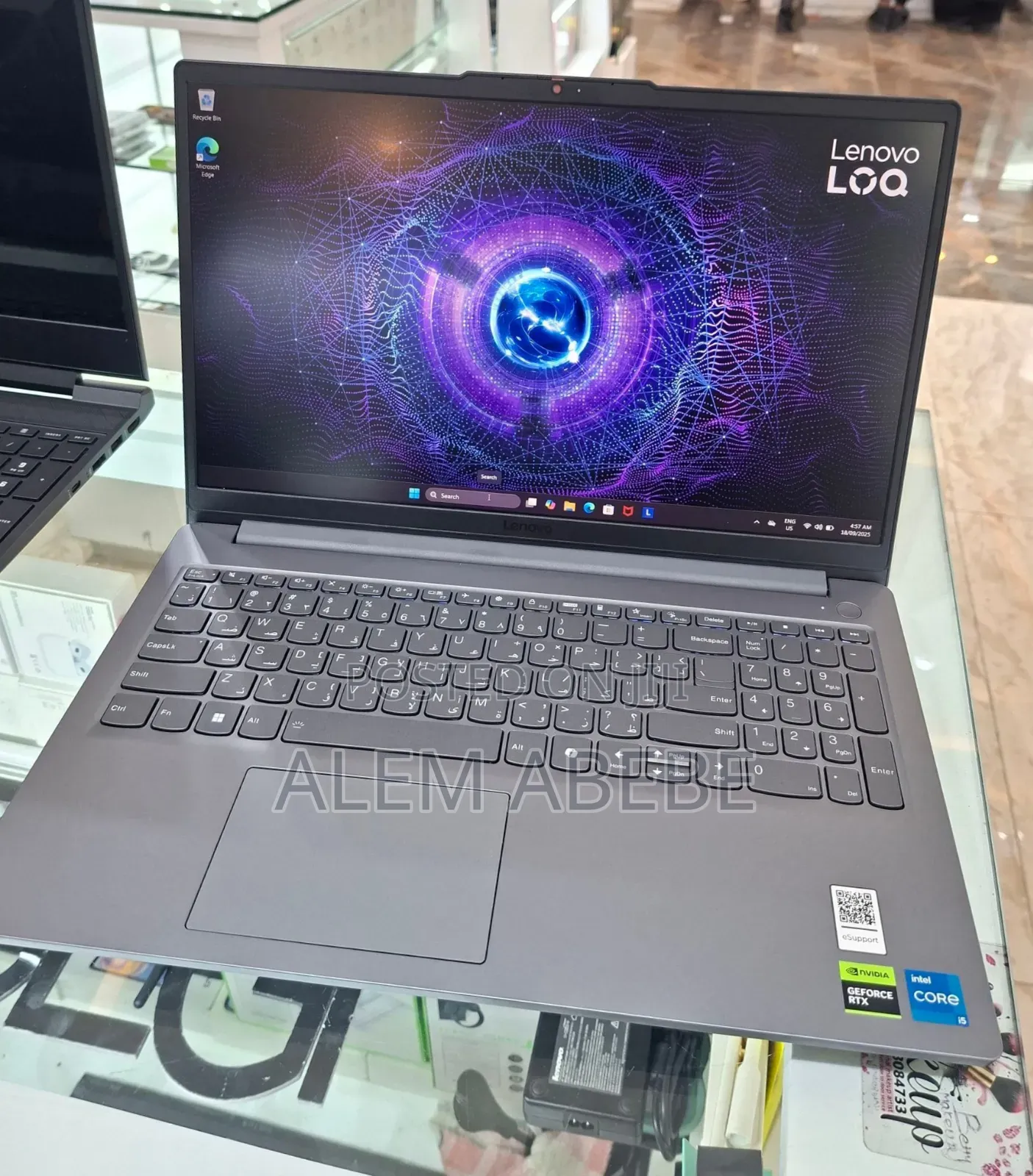 New Laptop Lenovo LOQ 15ARP9 16GB Intel Core I5 SSD 512GB
