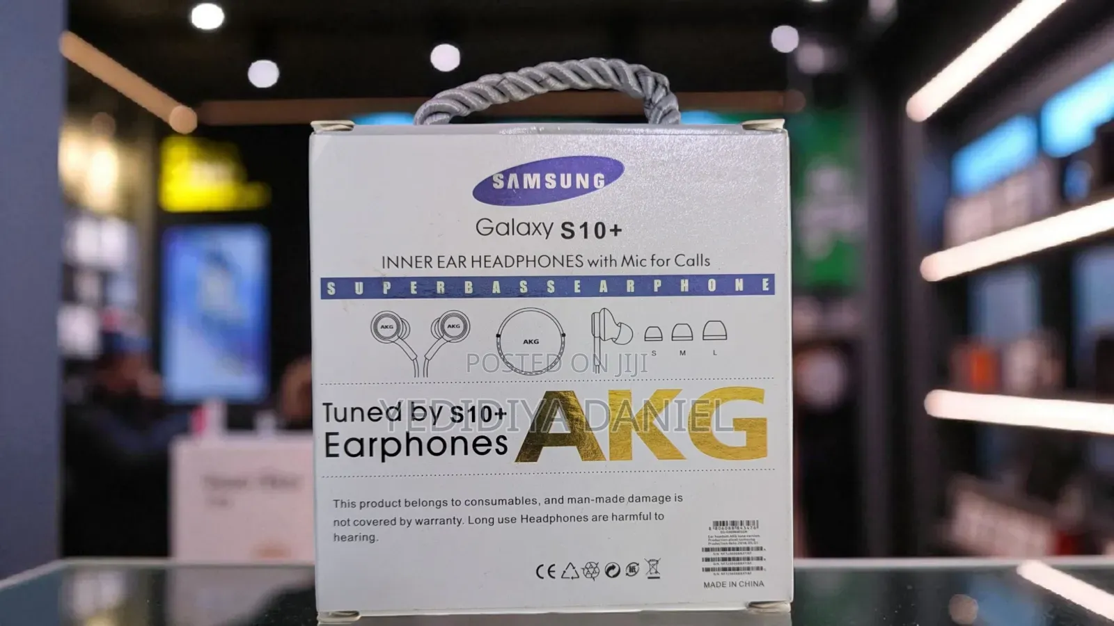 Akg Samsung Galaxy S10+ Inner Ear Headphones + Microphone