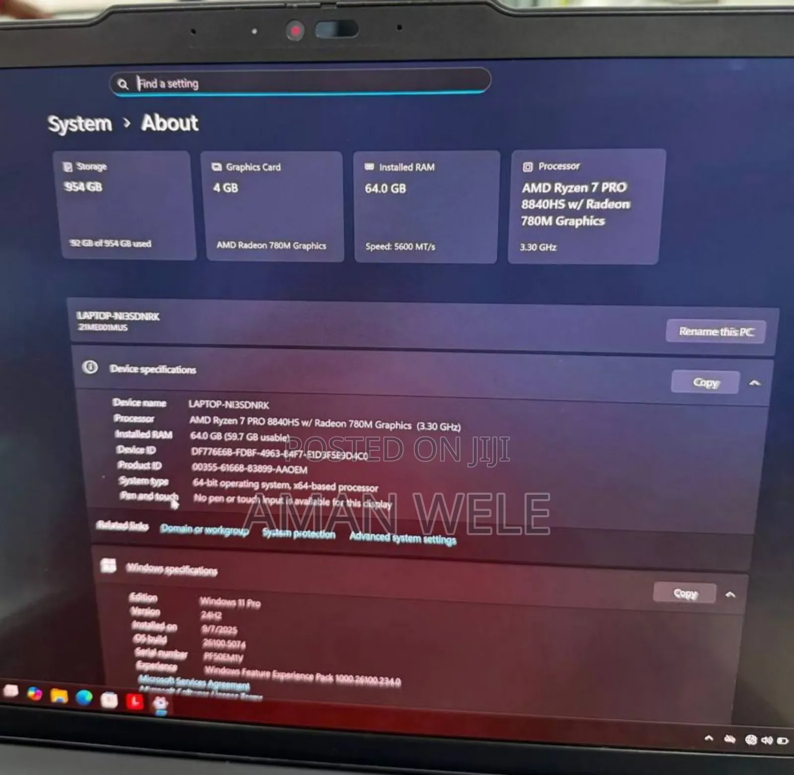 New Laptop Lenovo ThinkPad X1 Carbon 64GB AMD Ryzen 7 SSD 1T