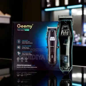 Geemy Gm-6680 Rechargeable Hair Clipper, for Hair and Body Grooming