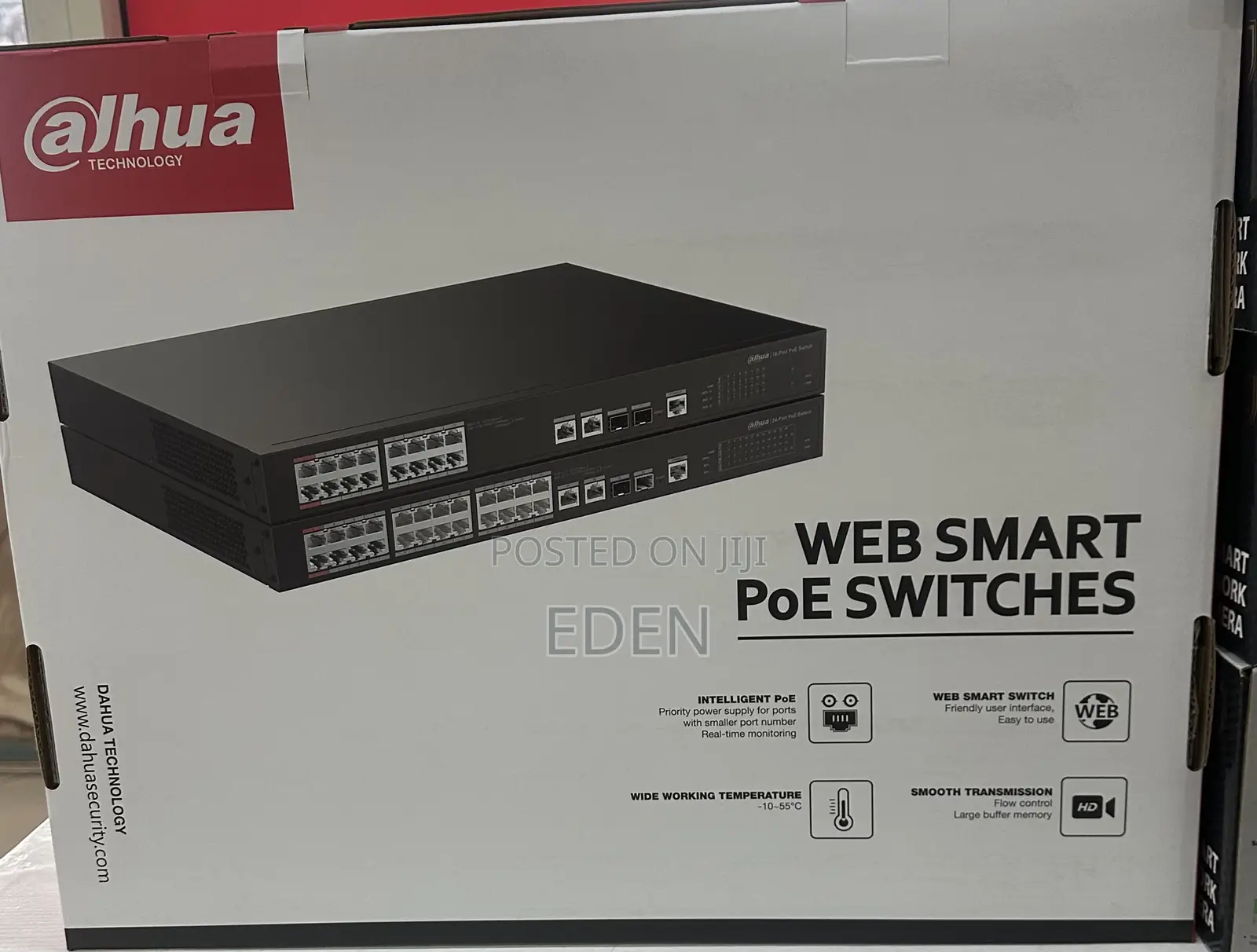 16-Port 100mbps + 2port Gigabit Managed Poe Switch