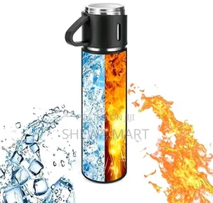 Main Cup 500ml + 2 Extra Small Cups, Stainless Steel Insulated