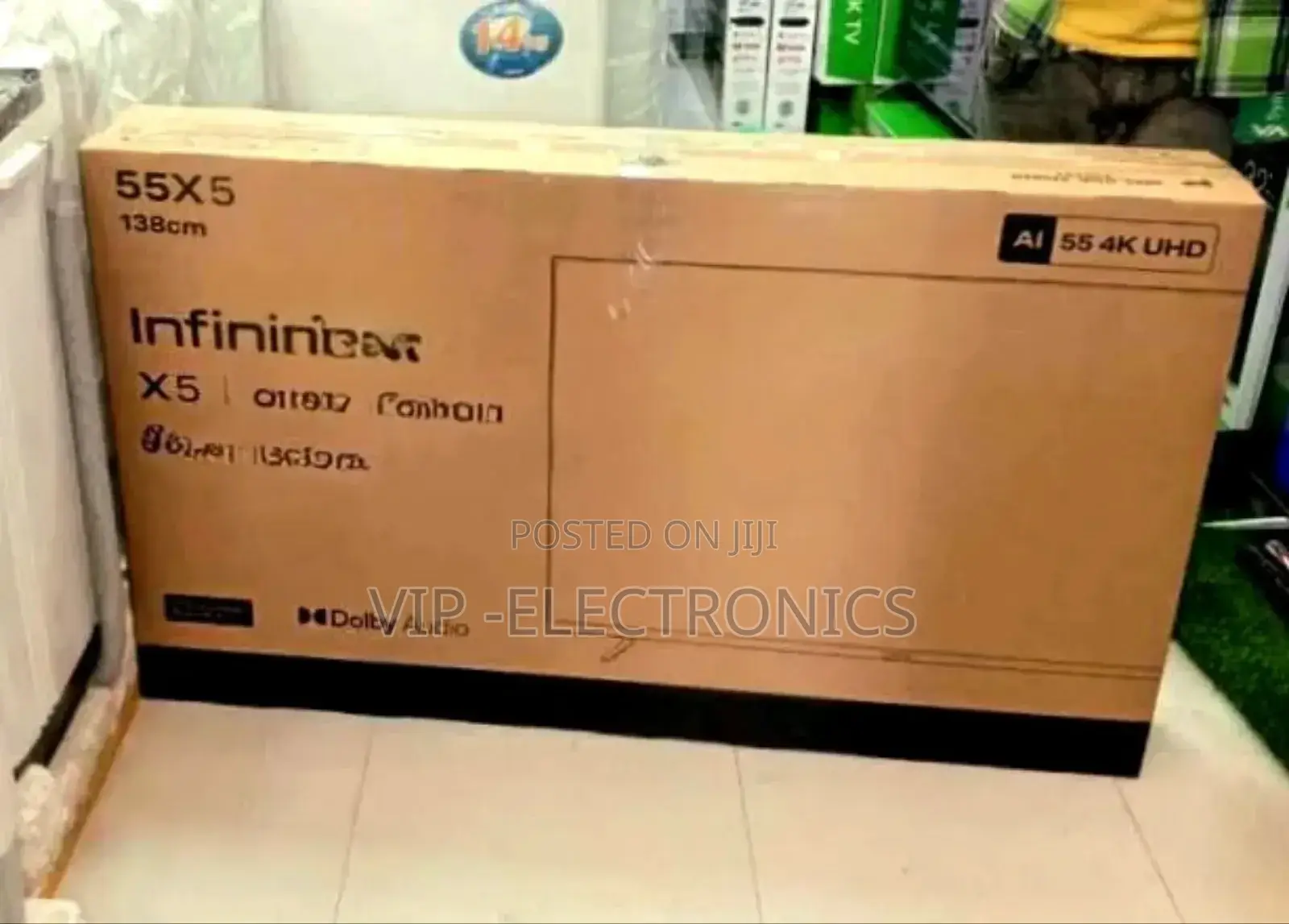 Infinix 55 Inch Tv Smart Android Hey Google Frameless Tv