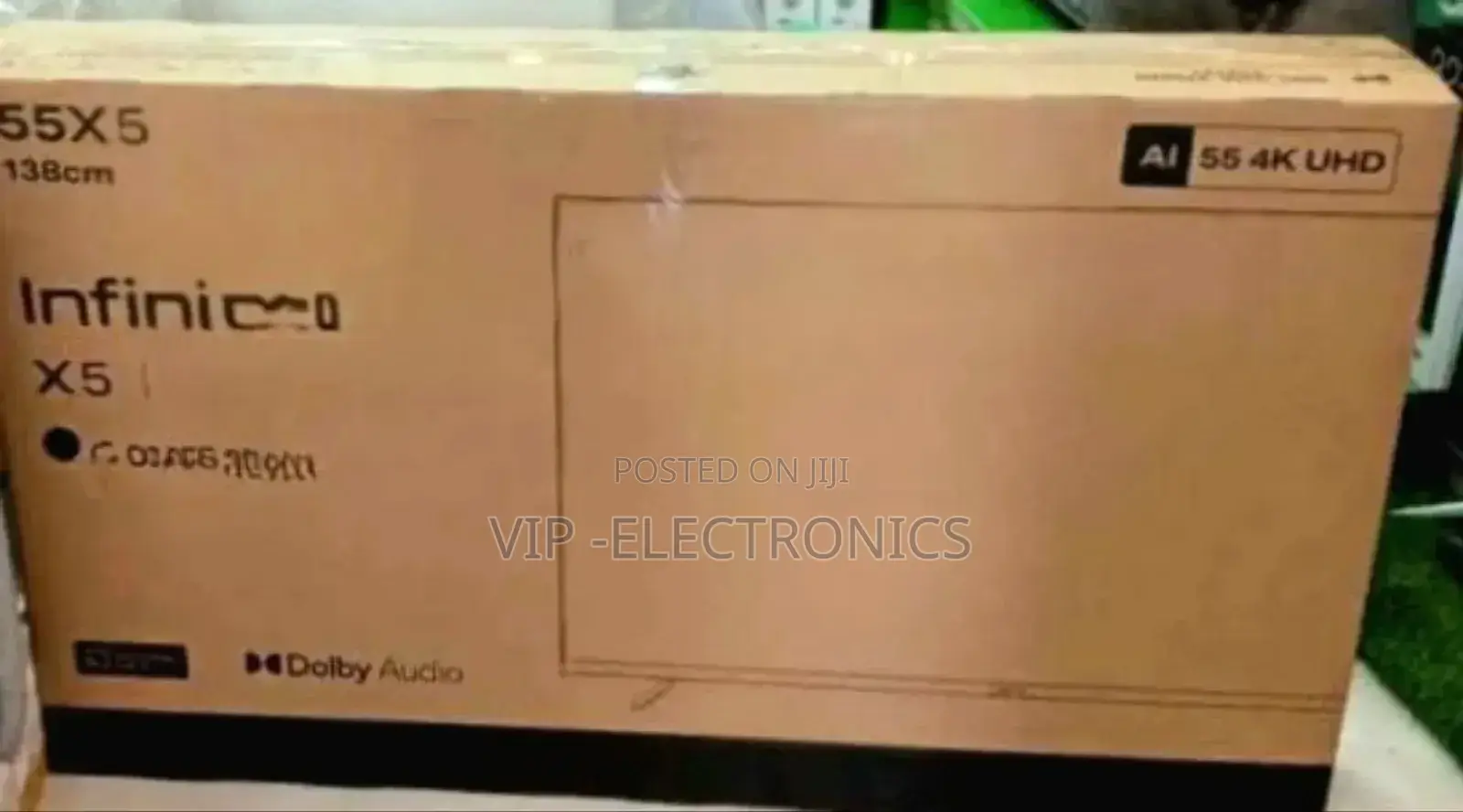 Infinix 55 Inch Tv Smart Android Hey Google Frameless Tv