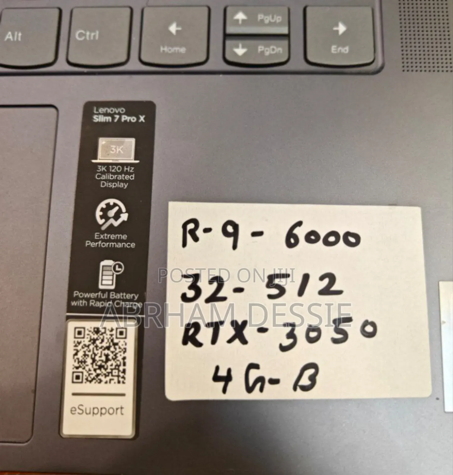 New Laptop Lenovo 32GB AMD Ryzen 9 SSD 512GB