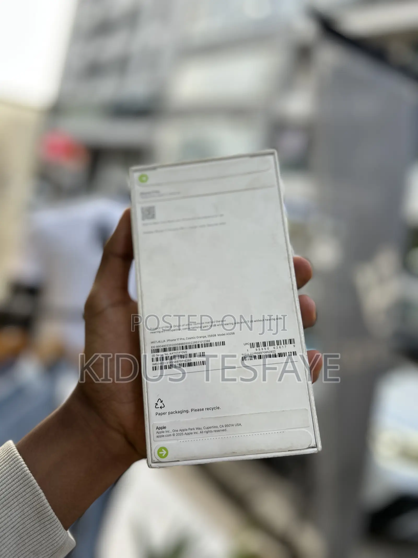 New Apple iPhone 17 Pro 256 GB Orange