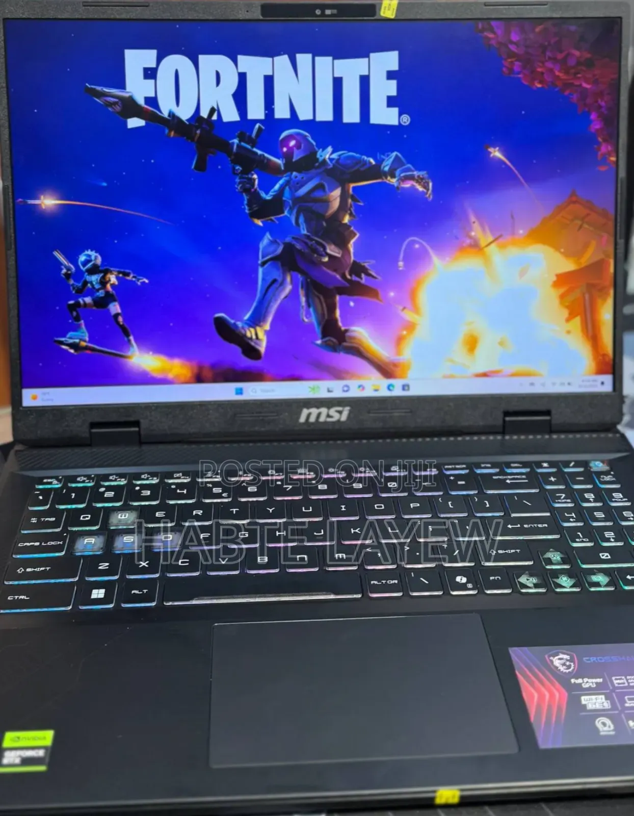 New Laptop MSI Crosshair 15 16GB Intel Core I7 SSD 1T