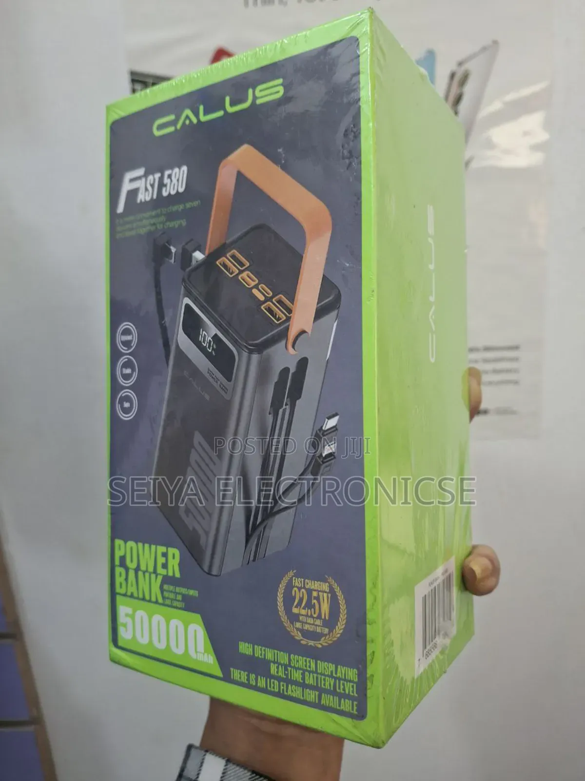Calus Power Bank 50,000 Mah Fast-Charging With in Cable