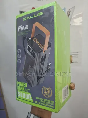 Calus Power Bank 50,000 Mah Fast-Charging With in Cable