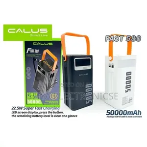 Calus Power Bank 50,000 Mah Fast-Charging With in Cable