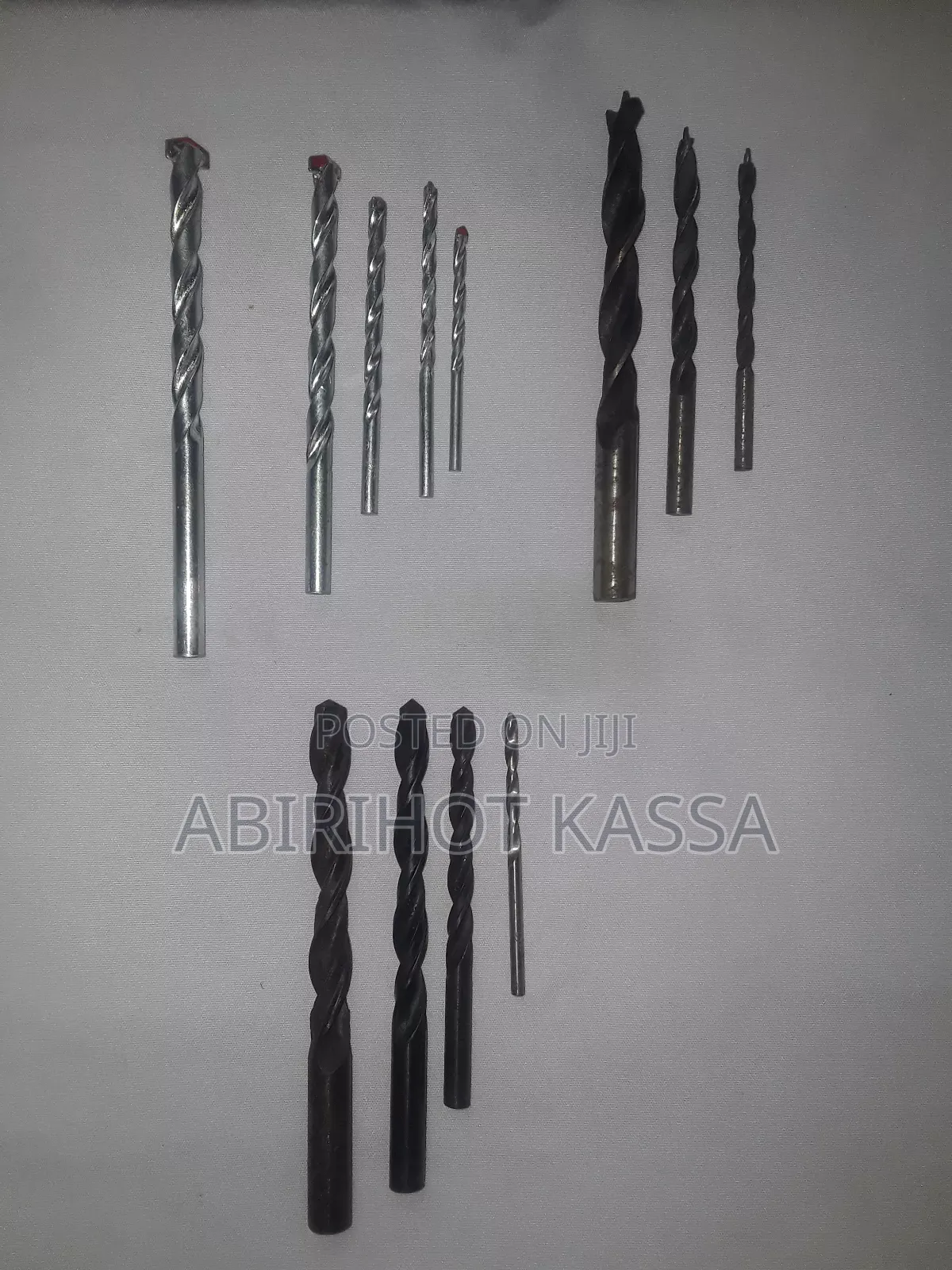 Drill Bits With Case