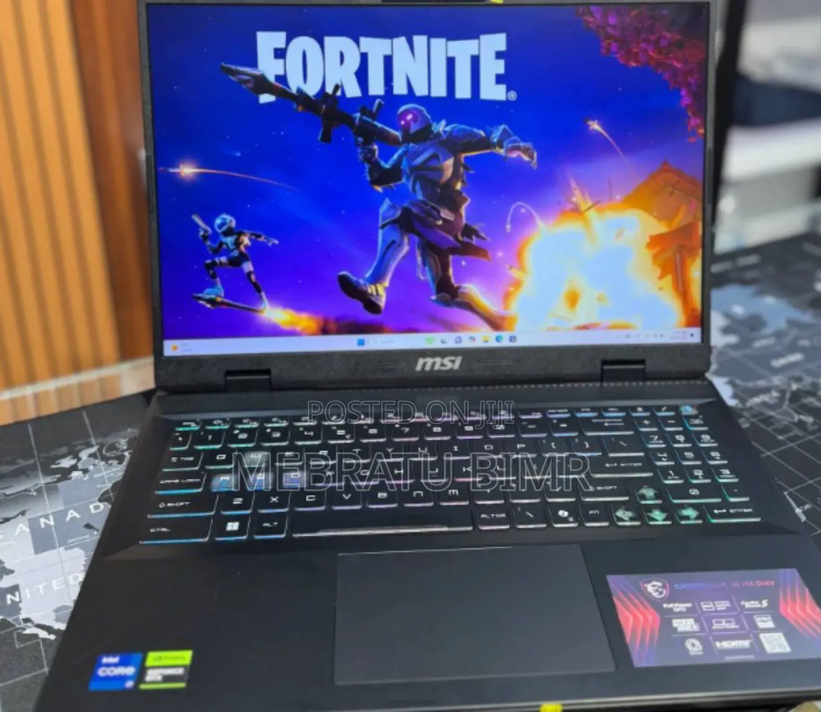 New Laptop MSI Crosshair 17 16GB Intel Core I7 SSD 1T