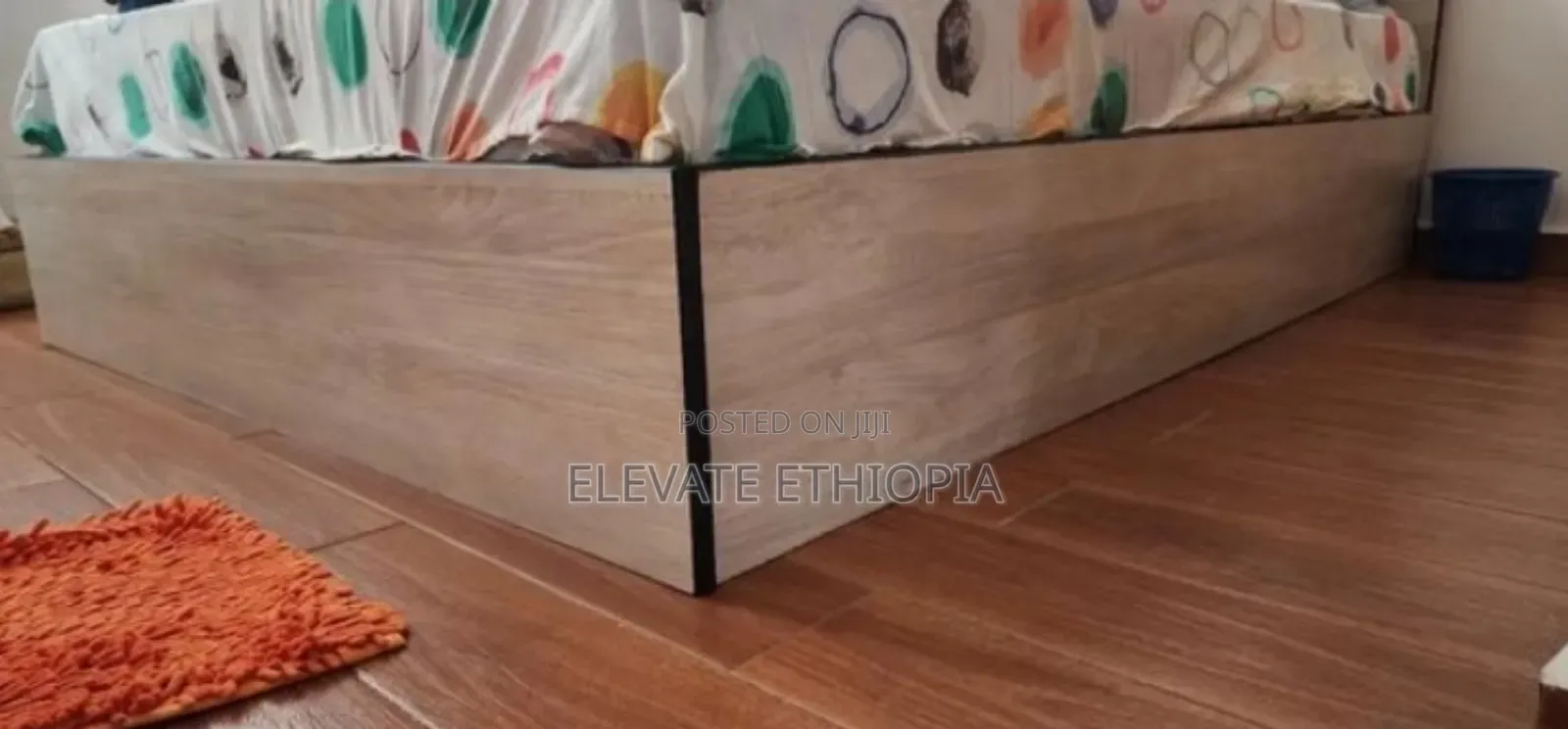Used Bed MDF With Metal አልጋ በብረት እግር