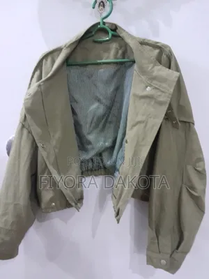 Photo - Crop Denim Grey Jacket