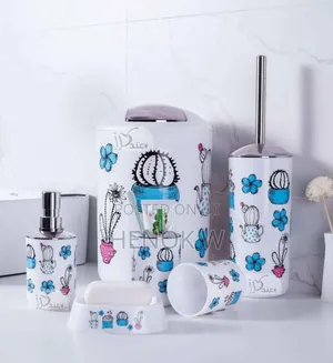 6 Pcs Bathroom Set