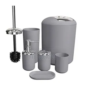 6 Pcs Bathroom Set
