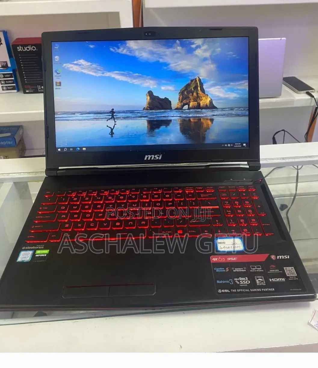 New Laptop MSI GF63 16GB Intel Core I7 SSD 512GB