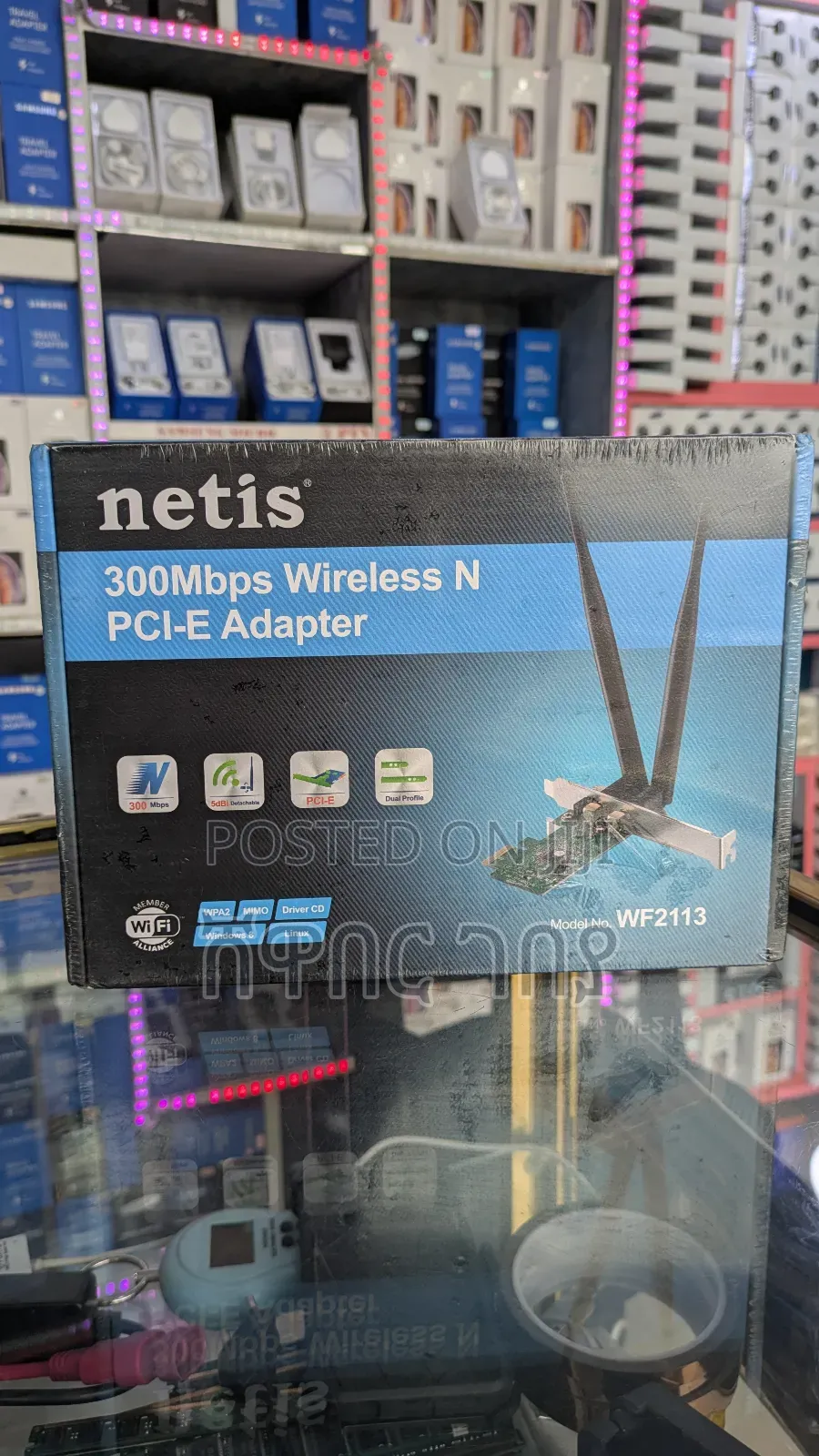 Netis Wf2113 300mbps Wireless N Pci-E Desktop Network Adapter